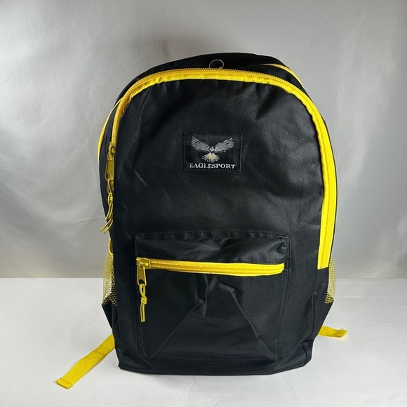 EagleSport Other - EagleSport Black and Yellow 18in Backpack